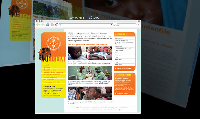 Site web de l'association caritative medicale